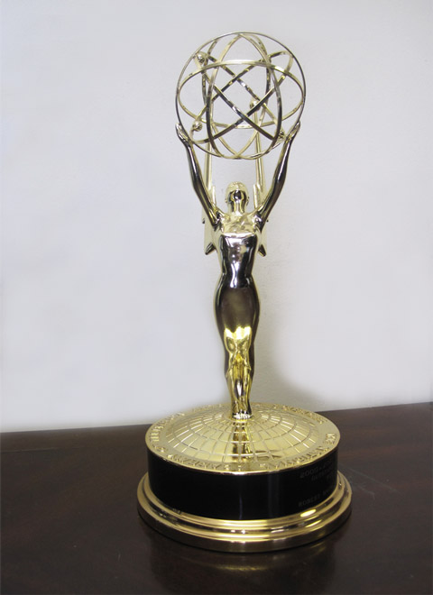 Gold Statuette Emmy Award Replica