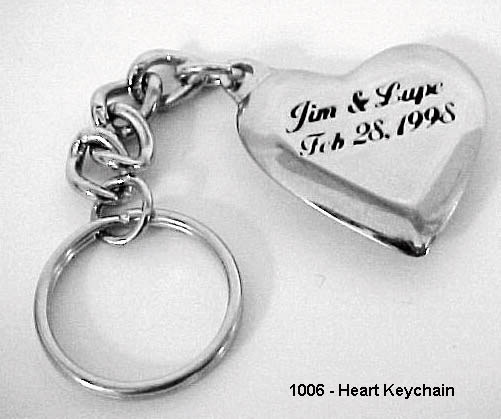 1006- Heart Keychain